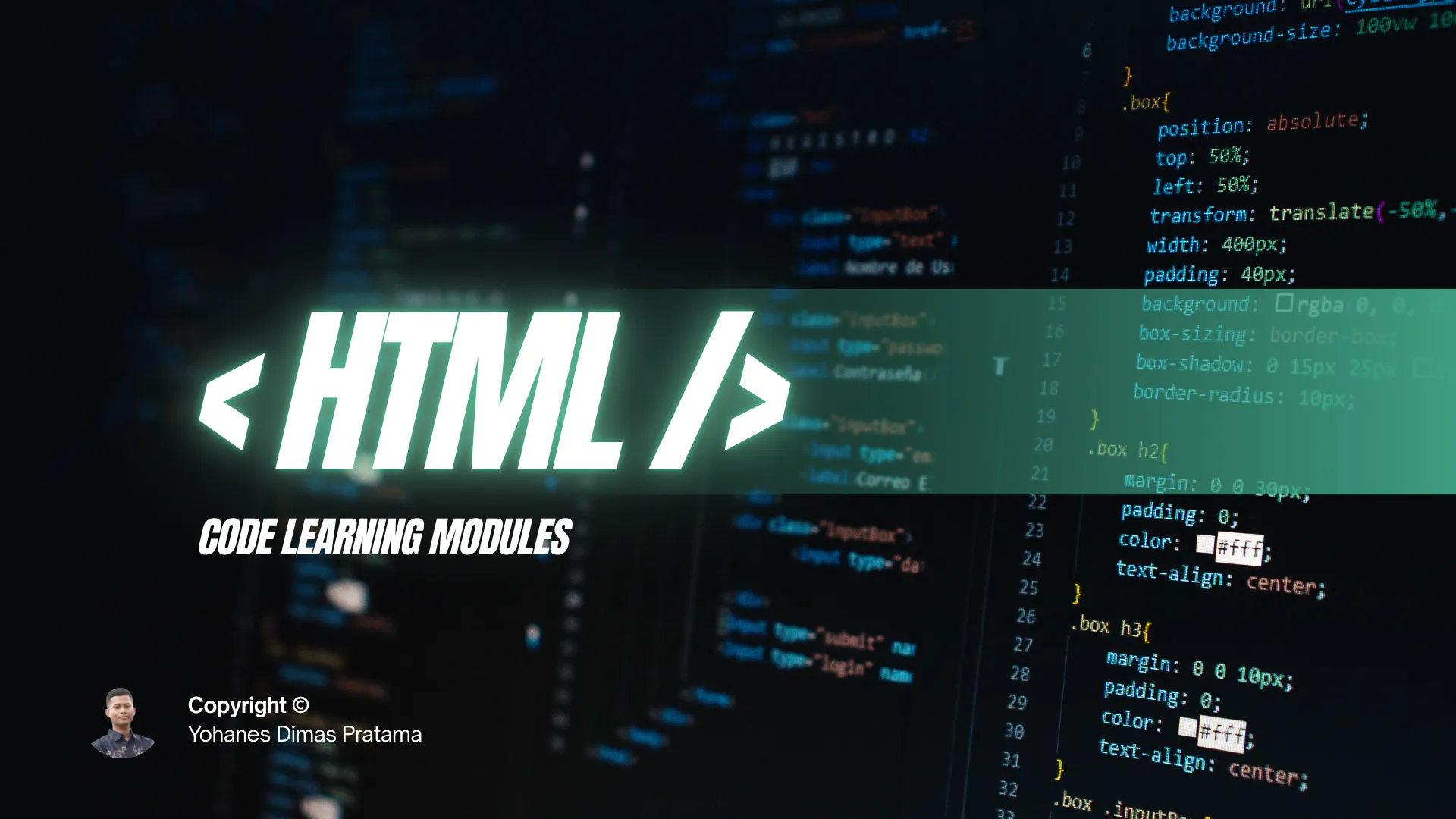 HTML Learning Modules - Preview 1